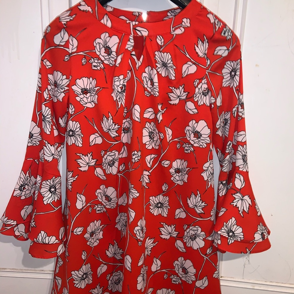 Red GB floral dress - Picture 1 of 2